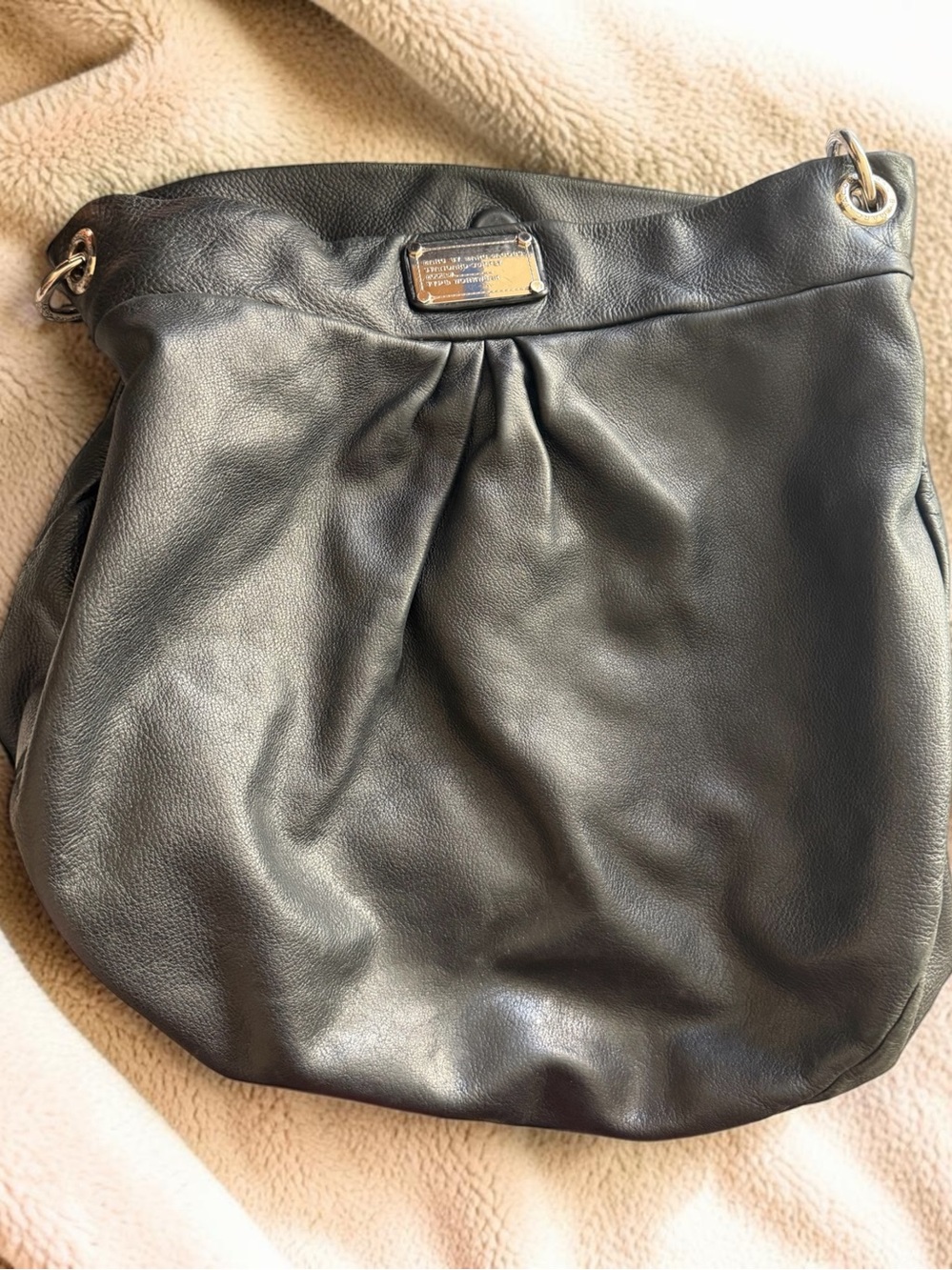 Marc Jacobs Pebbled Leather Hobo Bag 👜 | Black | Silver Hardware ⚪ | Restored ✨